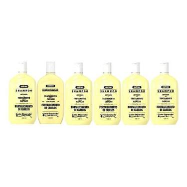 Imagem de Kit Gota Dourada 5 Shampoo 1 Condicionador Anti Caspa 2.5L