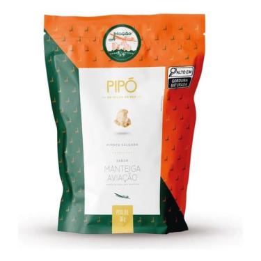 Imagem de Pipoca Gourmet Salgada Sache Sabor Manteiga Aviacao 36g Lanche Crocant