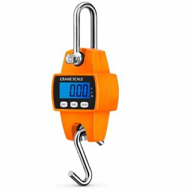 Imagem de Balança Digital Suspensa 300kg Portátil com Gancho e Função Tara - OME