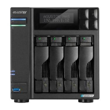 Imagem de Storage NAS Asustor AS6704T V2 - Nuvem Pessoal Privada - 2 x 5 GbE - 4