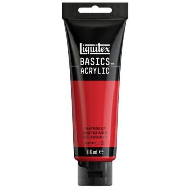 Imagem de Tinta Acrilica Liquitex Basics 118ml 047 Transparent Red