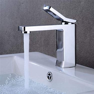 Imagem de YHSGY Torneiras De Pia De Banheiro Torneira De Pia De Banheiro Baking Tinta Preta Latão Misturador De Pia Torneira De Alça Única Torneira De Água Torneira De Pia Torneira Quente E Fria Torneira