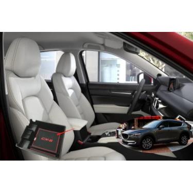 Imagem de GZBFTDH Peças para carro console central apoio de braço caixa de armazenamento organizador bandeja, para Mazda CX5 cx-5 2017 Auto interior acessórios
