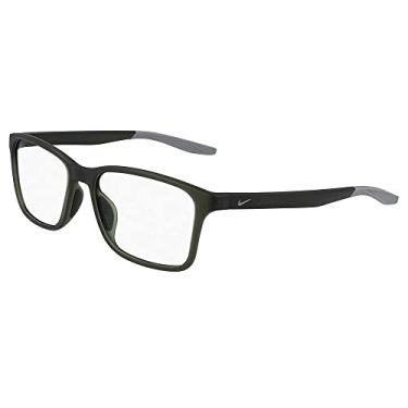 Imagem de Óculos de Grau Nike 7117 305 54 - Verde Musgo-Fosco/Cinza