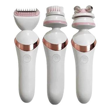 Imagem de Depilador Indolor Massageador Limpeza Pele 3 Em 1 Feminino