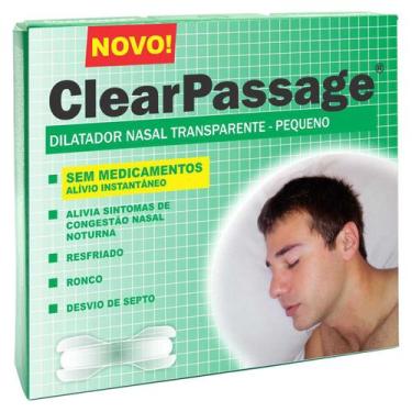 Imagem de Dilatador Nasal Pequeno C/09 Clearpassage - Clear Passagem