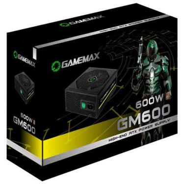 Fonte Gamer ATX 400W Gamemax PFC Ativo, 80 Plus Bronze, GP400A