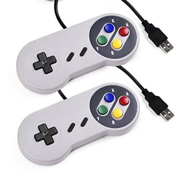 Controle Joystick Super Nintendo Usb Pc/ Raspberry Emulador em Promoção na  Americanas