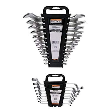 Imagem de Kit 20 Peças Jogo Chave Estrela 6-22mm Fixa 6-32mm Starfer