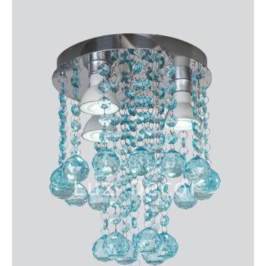 Imagem de Kit Luminárias Moderna Para Quarto Sala Lavabo Base De Inox