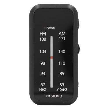 Imagem de Rádio AM FM Portátil, Mini Rádio Portátil Alimentado por Bateria Com Fones de Ouvido e Clipe Traseiro, Rádio Pequeno de Bolso para Exercícios de Corrida e Caminhada