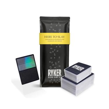 Imagem de Ryker | Compatível com Here to Slay: Kit de 2 expansões para cartas | Capas para cartas de jogo de tabuleiro (transparentes)