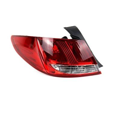Imagem de WOLEN Luz traseira do carro interior exterior luz traseira lâmpada montagem tampa da luz traseira, para Peugeot 408 2010 2011 2012 2013