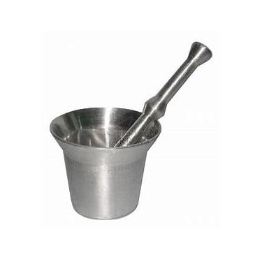 Imagem de ALMOFARIZ FUNDIDO Nº1- PILÃO EM ALUMINIO FUNDIDO