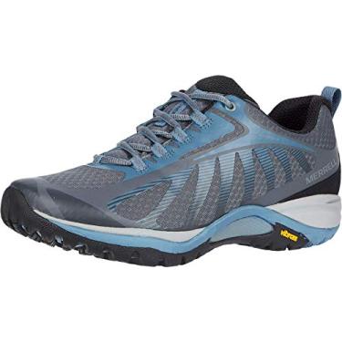 Imagem de Merrell Tênis de caminhada feminino Siren Edge 3 impermeável, Rock/Bluestone, 9