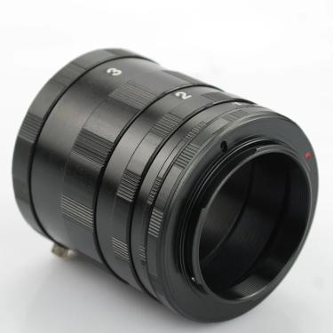 Imagem de Macro extensão tubo anel adaptador  lente da câmera DSLR  Nikon D7100  D7000  D5100  D5300  D3100