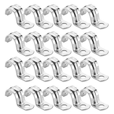 Imagem de OhLectric Correia para tubos de aço galvanizado OL-42995 com 1 furo - Possui reforço reforçado para força extra - Tubo rígido revestido de zinco para IMC, conduítes EMT - Instalação de encaixe, 3-½ polegadas - Pacote com 20