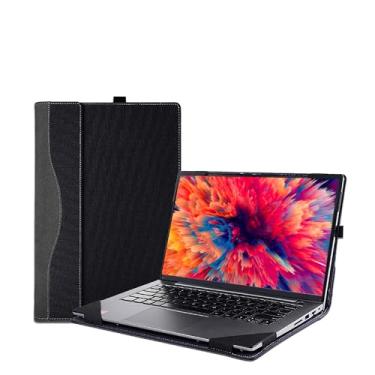 Imagem de Capa de laptop para HP EliteBook 860 40.6 cm G9 G10 e para HP EliteBook 865 40.6 cm G9 G10 e para HP ZBook Firefly 16 G9 G10, bolsa protetora removível de couro PU com suporte para caneta (cinza