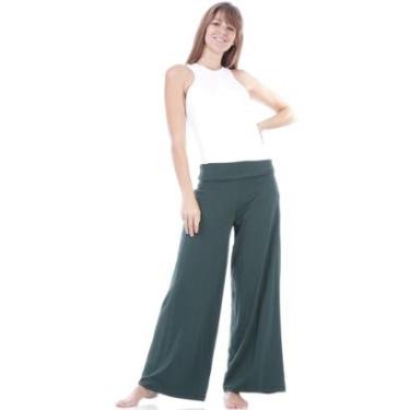 Imagem de Calça Pantalona Amazonia Vital Malha Com Cós Dobrado Feminina-Feminino