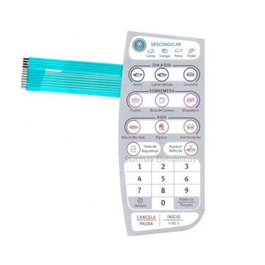 Imagem de Membrana Teclado Microondas Electrolux Mtd30 Mtd 30