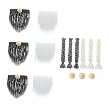 Imagem de oshhni - gnomo barba confecção cosplay cosplay gnomo roupas bonecas anãs para o Natal,