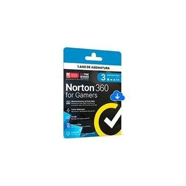 Imagem de Norton 360 for Gamers 3 Dispositivos, 12 meses, Digital para Download - 21415189