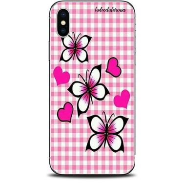 Imagem de Capa Case Capinha Personalizada Samsung A03 Core Borboletas - Cód. 100