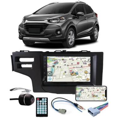 Imagem de Multimídia Honda WR-V Espelhamento Bluetooth USB SD Card + Moldura + C