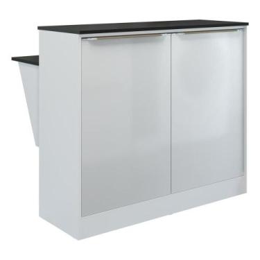 Imagem de Bancada/Mesa de Cozinha Multimóveis Mariah 2 Portas FG5484 Branca