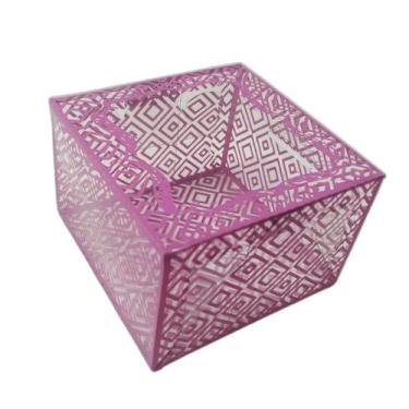 Imagem de Kit 10 Caixas Para 4 Brigadeiros Com Berço Em Acetato Rosa - Embala Cr