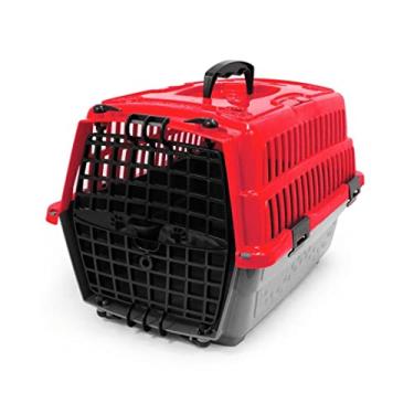 Imagem de Pet Injet Caixa Transporte Love Travel Nº1 Vermelha Para Cães