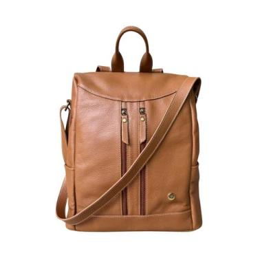 Imagem de Mochila Bolsa Feminina de Couro Passeio Faculdade - Gaios Emporium