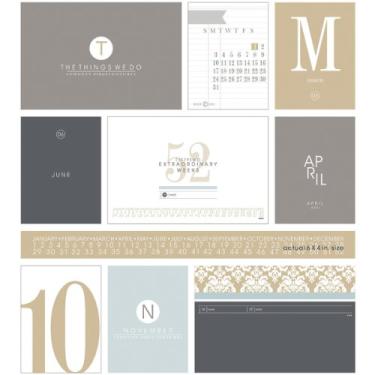 Imagem de Ruby Rock-It Cartas Essence East Coast, 7,6 x 10,1 cm, calendário, pacote com 54