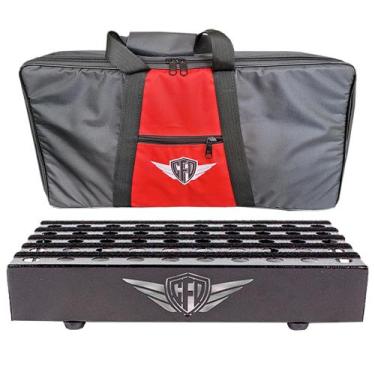 Imagem de Pedalboard Style 50x30 com Softbag creationfd - creationfd pedalboard