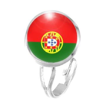 Imagem de Anel Bandeira de Portugal Unissex e Ajustável - RECANTOASTRALSITE