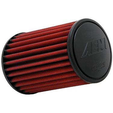 Imagem de AEM Filtro de ar universal DryFlow 21-2038DK: Redondo cônico; ID da flange de 76 mm; altura de 206 mm; base de 152 mm; topo de 5,125 polegadas (130 mm)