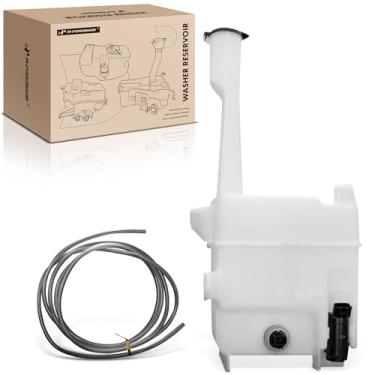 Imagem de A-Premium Reservatório de lavador de para-brisa compatível com modelos selecionados da Toyota - Camry 2002-2006, Solara 2004-2008, com (bomba de lavagem/pescoço de enchimento/tampa/suporte/sensor de