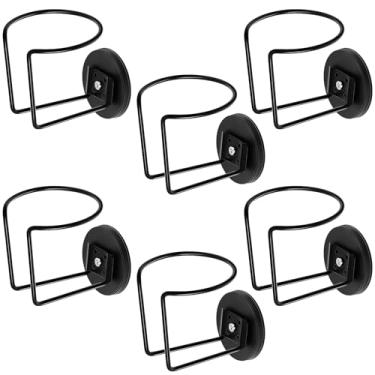 Imagem de Treela Suporte magnético de copo de aço inoxidável suporte de lata de suporte de lata para trator, geladeira, esteira e cortador de grama, caminhão, trailer, trailer, barco, superfície metálica (6 peças)
