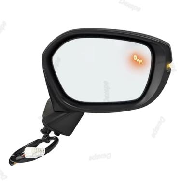 Imagem de Dexepe Conjunto de espelho lateral do passageiro compatível com Honda Civic Touring Sport 2022-2024 aquecido com monitor de ponto cego, seta, substituição de vidro ajustável de energia 76208T20A31