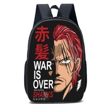 Imagem de Mochila Escolar Infanto Juvenil Anime One Piece Shanks  Novidades 0492