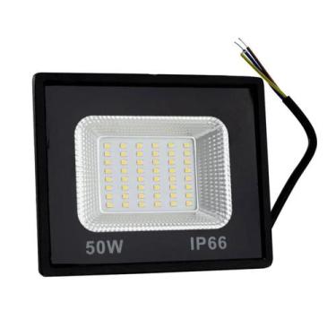 Imagem de Refletor Holofote Led Verde 50w Bivolt Prova D'água Jardim - ATP