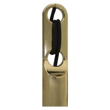 Imagem de Pendente Chiave 4,5x19cm Alumínio E27 Romalux, Dourado