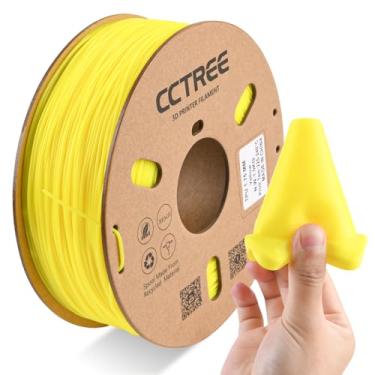 Imagem de CCTREE Filamento TPU de alta velocidade 1,75 mm, filamento de impressão 3D flexível TPU macio costa 95A, carretel de 1 kg, precisão dimensional +/- 0,03 mm para impressora 3D de laboratório Bambu