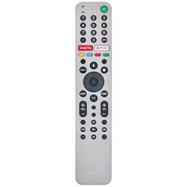 Imagem de Controle remoto de voz de substituição RMF-TX600U para Sony TV XBR-77A9G XBR-65A9G XBR-55A9G XBR-85Z9G XBR-85X950G XBR-75X950G XBR-65X950G XBR-55X950G XBR-48A9S XBR-98 Z9G com voz