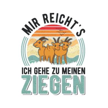 Imagem de Ziegen Notizbuch: Mir reicht's Ich gehe zu meinen Ziegen Ziegenwirt / 6x9 Zoll / 120 linierte Seiten