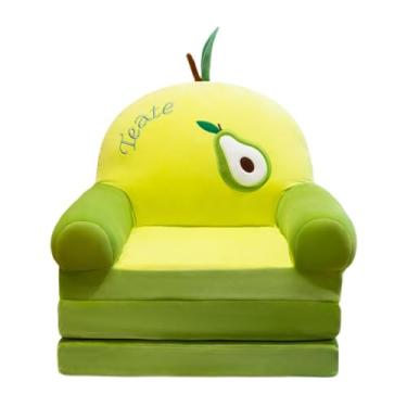 Imagem de YWJLQH Caso infantil dobrado, mini -poltrona lavável, cadeira de 2 em 1 de desenho animado, sofá dobrável para o quarto da sala de estar em casa, Style E