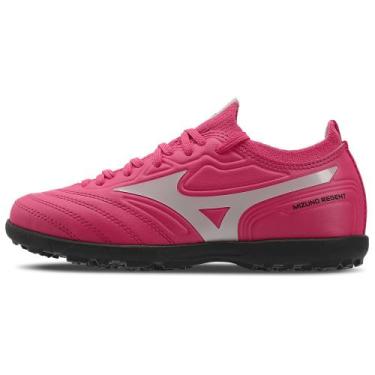Imagem de Chuteira Society Mizuno Regent AS Junior, Rosa, 32