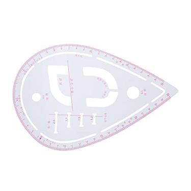 Imagem de Régua de Manga Multifuncional para Design de Roupas, Rastreamento e Ting, Plástico Ible Com 4 Curvas