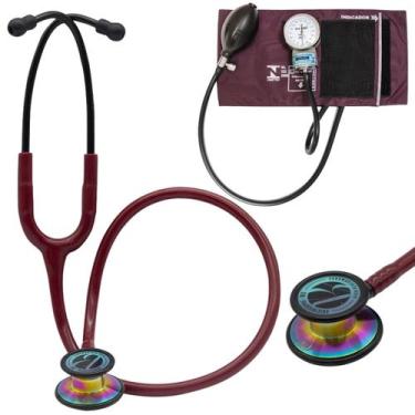 Imagem de Kit Estetoscópio BIC Eternity + Esfigmomanômetro Pamed Com Bolsa - Enf