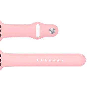 Imagem de Pulseira para Apple Watch 38/40mm Silicone - Rosa  Goldentec